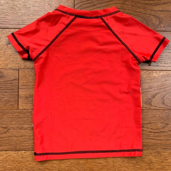 New! Lightning McQueen Cars Swim Top, 3T - Picture 5 of 6